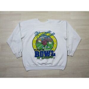 Vintage California Raisins Sweatshirt (L) 1980's Football Graphic Bowl Game